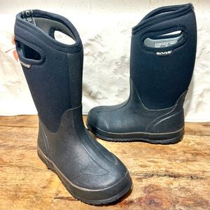 Classic High Bogs Waterproof Rain And Snow Boots Youth Size 1 Black